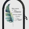 Honor a lasting legacy with this elegant black memorial lantern. Designed with