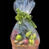 A vibrant fruit basket brimming with fresh delights&mdash;juicy bananas, crisp green and