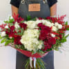 Mixed flowers bouquet, from romantic and gentle to an edgy and interesting