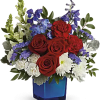 The classic color trio looks more beautiful than ever in this lush