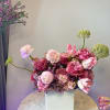 Inspired by the warm glow of late afternoon sun, Golden Hour Bloom