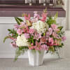 Express your condolences in a genuine way with our Simply Serene Floor