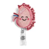 HOLDERS AVAILABLE: 
EKG HEART
KIDNEY 360
PINK BOW BANDAGE
SYRINGE
UTERUS
- 360-degree rotating alligator clip
- Retractable