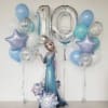 A set of balloons based on the children&#039;s film &quot;Frozen&quot; with delivery
