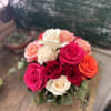 Make a statement with this gorgeous mix of roses.  Forget the