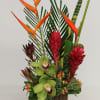 Heloconia, Ginger, Orchid, Hypericum, Leucadendron