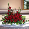 An elegant tribute to a rich, radiant life, this breathtaking bouquet of