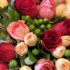 A bold and passionate Valentine&rsquo;s Day arrangement bursting with vibrant colors! Deep