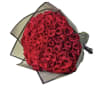 100 Red Roses in lovely wrapping paper.
Paper will always be black unless