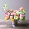 Rosy dreams! A painterly bouquet that speaks to romance and poetry of