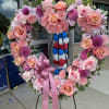 Nena &amp; Miss Piggy Roses arranged beautifully in our 24 inch open