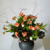 Vase included
A bold and elegant floral statement, Wild Romance is a carefully