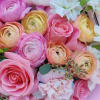 Enjoy the beauty of seasonal ranunculus. Beautiful and elegant flowers. This bouquet
