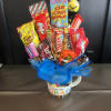 Congratulate graduates with sweet candy arrangement and mug!