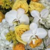 The Chardonnay arrangement is a stunning floral piece inspired by the luxurious