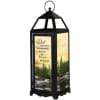 &quot;Dad&quot; memorial lantern with battery operated light inside
saying &quot;Dad your loss is