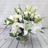 A beautiful design is filled with hydrangeas and roses. Perfect for expressing