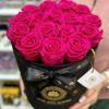 Round Box Eternal Roses: We stopped the clock for our preserved roses