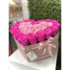 Heart Box Suede Eternal Roses: We stopped the clock for our preserved