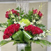 Trees of Roses Flower Arrangement: Magnificent arrangement decorated with clusters of roses