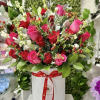 The Duchess Flower Box: Go Royal! Assorted Roses and Baby Roses in