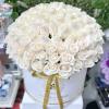 Super Dome Hat Box Bouquet: Beautiful 150+ freshcut roses in a dome