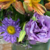 Matsumoto, Lisianthus and Astromelia flowers. 
