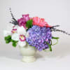 Hydrangeas, orchids and roses - what more could you ask for?