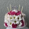 Celebrate in full bloom with our handcrafted fresh flower birthday cake &mdash;