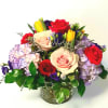 A special mix of flowers, roses ,hydrangeas and other premium seasonal flowers