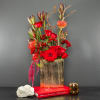 Tall and elegant red arrangment, perfet to wow your special someone. This