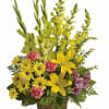 The Vivid Recollections Bouquet is a beautiful sympathy arrangement that sends comfort