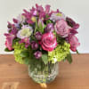 Beautiful purple-tone flowers made with love and passion. The purple color symbolizes