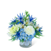 Experience the wondrous beauty of our Sparkling Frost floral arrangement, perfectly capturing