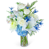Experience the wondrous beauty of our Stellar Frost floral arrangement, perfectly capturing