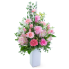 All special occasions deserve a little Champagne Blush! This arrangement features soft