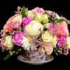 This special design includes various lush blooms in shades of Pink and