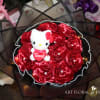 One of a kind handmade silk roses with diamond pins, butterfly accents