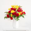 Spray Roses, Yellow daisies