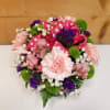 Polka Dot Blooms Bouquet - Hot Pink,  featuring a 4&quot; glass