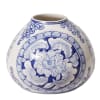 A modern, functional take on classic chinoiserie, the Eleanor Vase features intricate