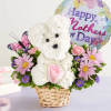 Our truly original 3D pup is a precious surprise. Crafted from white
