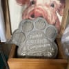 Faithful Friend &hellip; with a paw print design. This stone has a