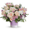 A pretty pink-me-up for any occasion, these blushing blooms in an art