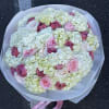 Bouquet of hydrangeas and peony roses