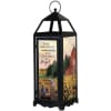 The panoramic lanterns consist of a built in flameless LED candle encased