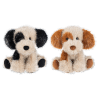 Soft tinsel 10 inch puppy dog. Comes in two colors black or