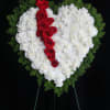 18 inch solid heart design. The premium size is 24 inches.