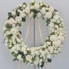 In a solemn tribute to a life cherished and remembered, this elegant