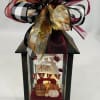 Hello Fall lighted lantern is made of weather friendly materials and UV